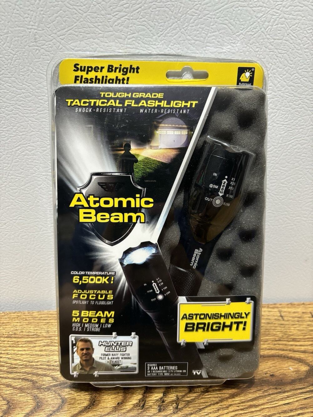 New Atomic Beam Tough Grade Super Bright Tactical Flashlight 5 modes